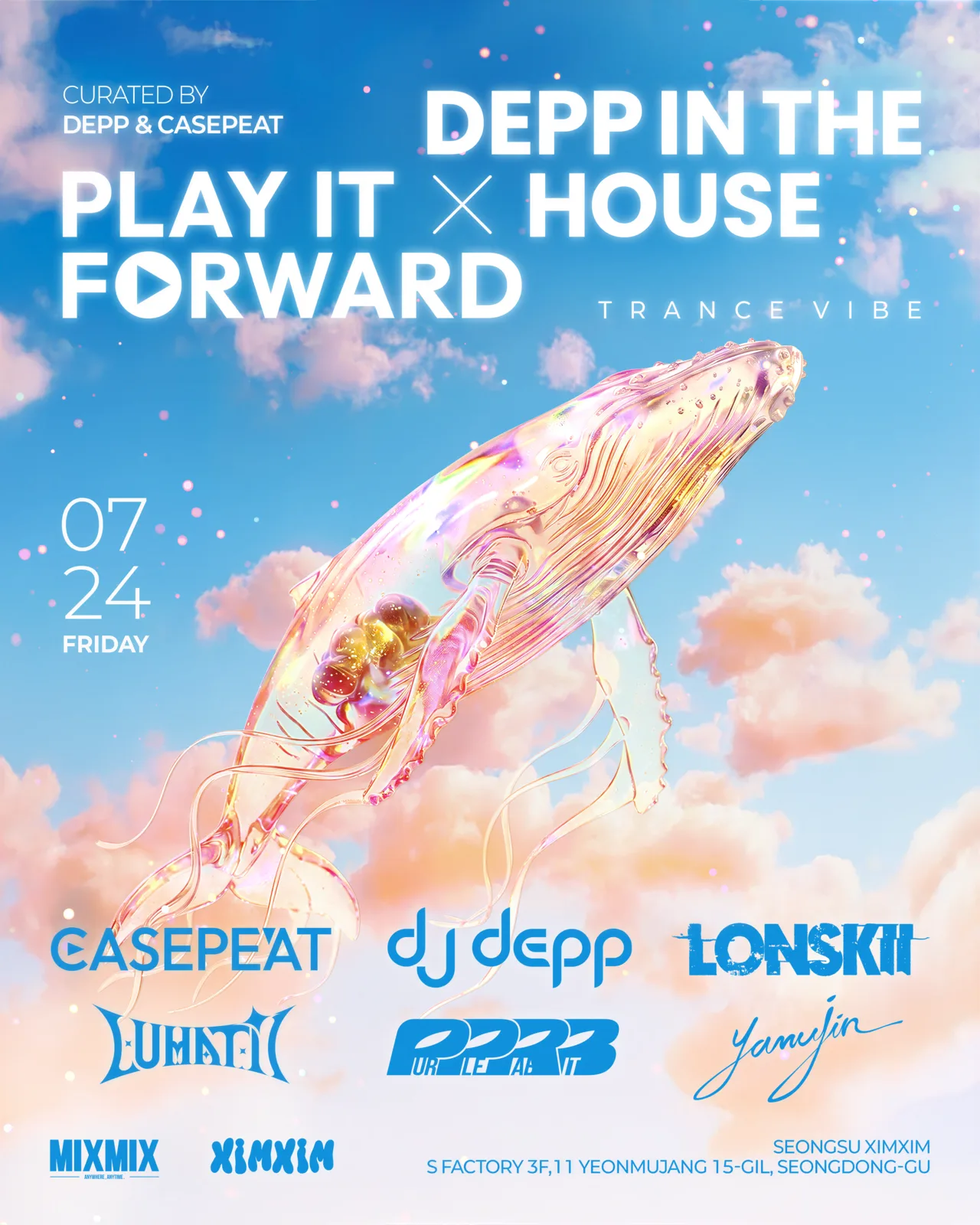 Depp In The House X Play It Forward event poster